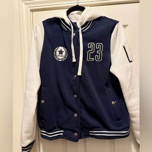 Women’s Hooded Varsity Jacket